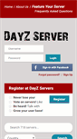 Mobile Screenshot of dayzserver.com
